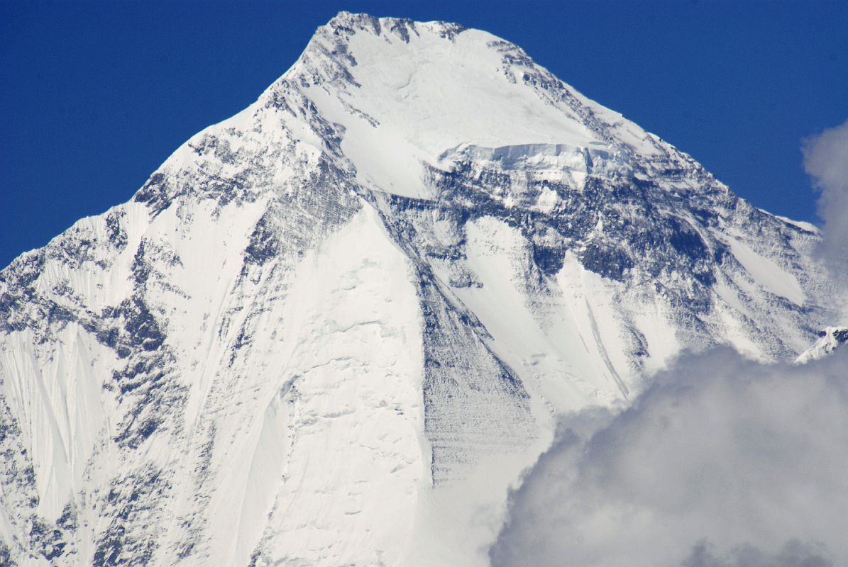 Mustang 03 02-2 Dhaulagiri Close Up From Gya La Between Tetang And Muktinath